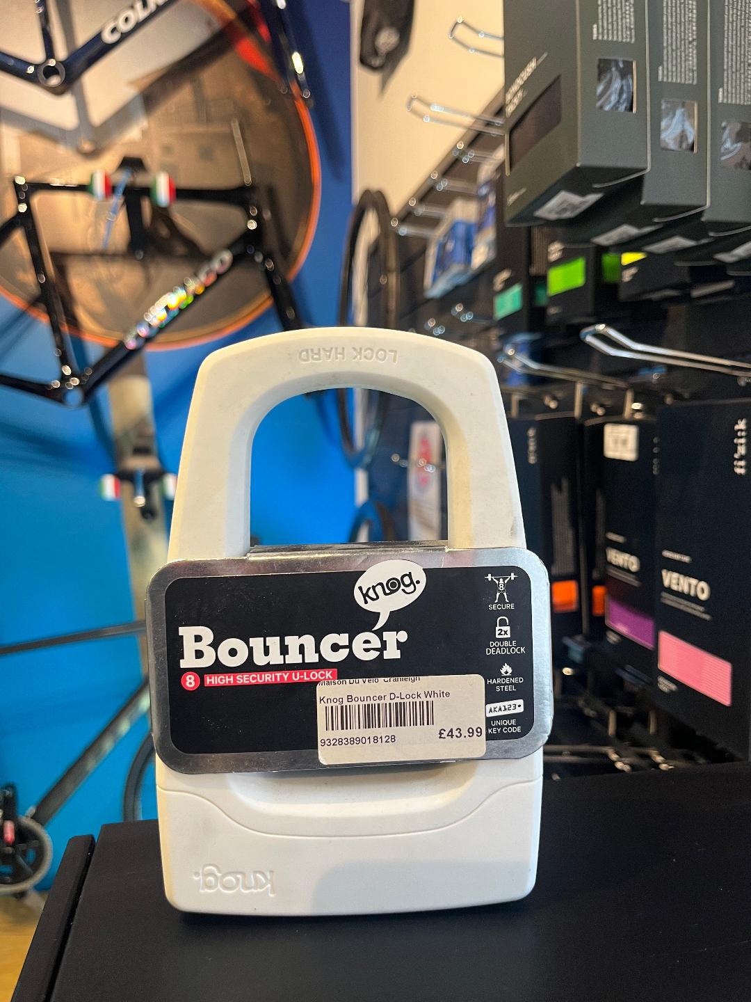 Knog Bouncer D-Lock White